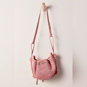 Free People Cabana Crossbody Bag In Vintage Pink New Without Tags